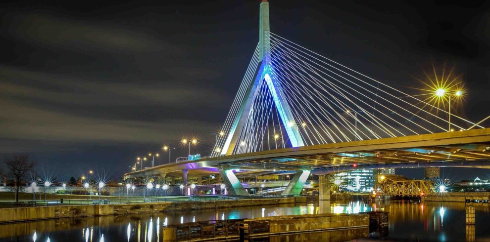 lagos skyline at night